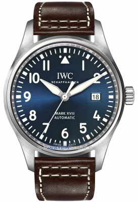 Buy this new IWC Pilot's Watch Mark XVIII 40mm iw327010 mens watch for the discount price of £3,681.00. UK Retailer.